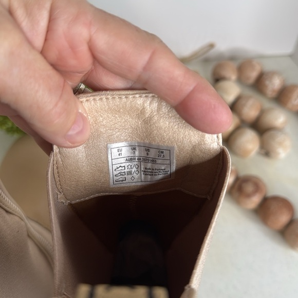 SCOTCH & SODA Made In Portugal Leather High Top Chelsea Boots Light sand 41/8.5 - Picture 8 of 12